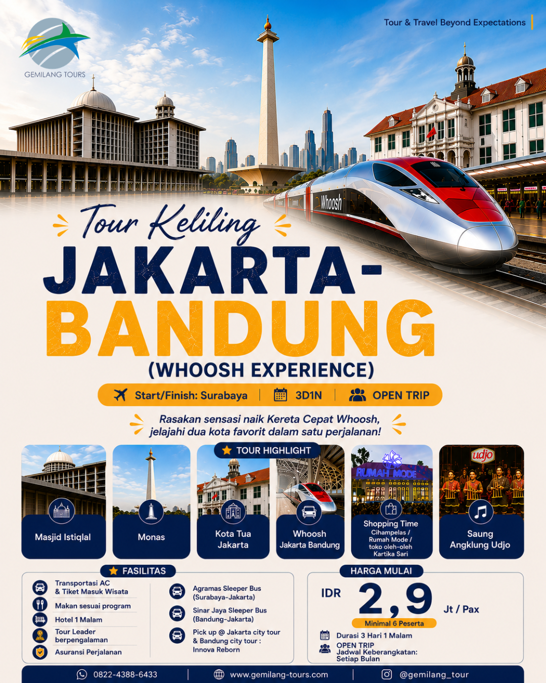 Tour Keliling Jakarta-Bandung
