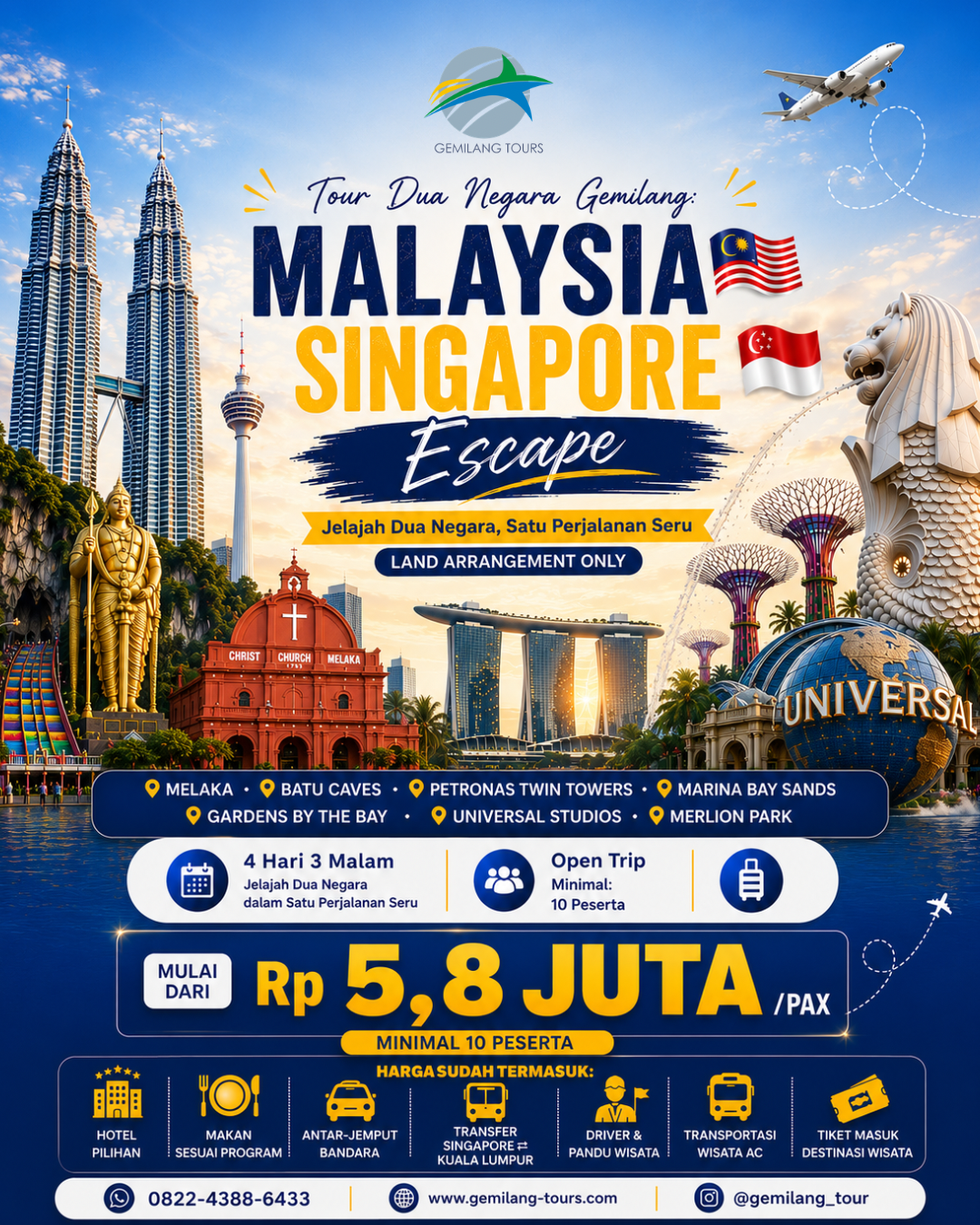 Tour Malaysia-Singapore