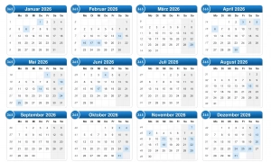 Kalender Juni 2026